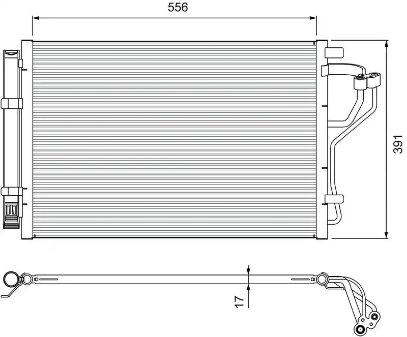 Zertifiziert VALEO Kondensator, Klimaanlage (814394) KFZ-7087509