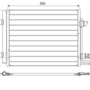 VALEO Kondensator, Klimaanlage (817806) KFZ-7092572 Sonderaktion