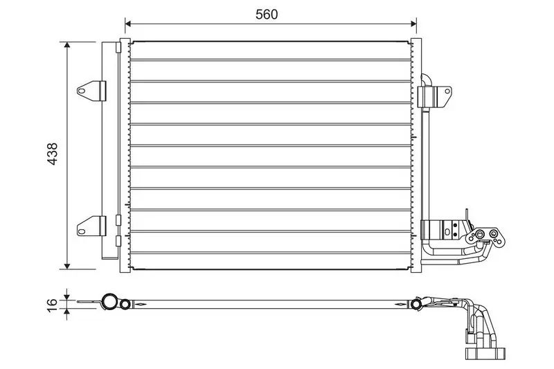 VALEO Kondensator, Klimaanlage (817806) KFZ-7092572 Sonderaktion