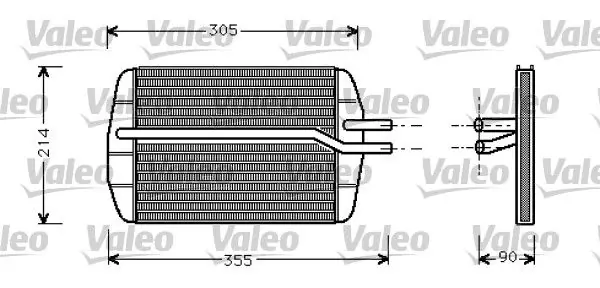 Markenware VALEO Wärmetauscher, Innenraumheizung (812272) KFZ-7100490
