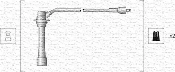 Billig MAGNETI MARELLI Zündleitungssatz (941318111135) KFZ-7100856