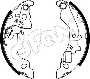 Super-Preis CIFAM Bremsbackensatz (153-079Y) KFZ-7103135