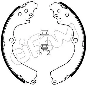 Meistverkauft CIFAM Bremsbackensatz (153-383) KFZ-7103139