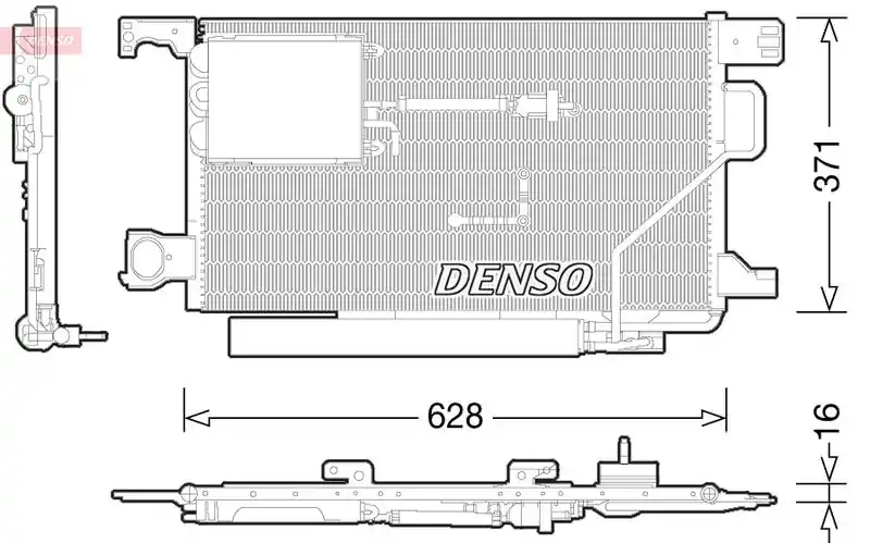 DENSO Kondensator, Klimaanlage (DRM50067) KFZ-7104439 Abverkauf