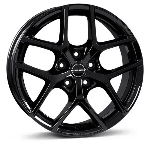 Must-Have BORBET DESIGN Y schwarz glänzend 7.0Jx16 5x114.3 ET48