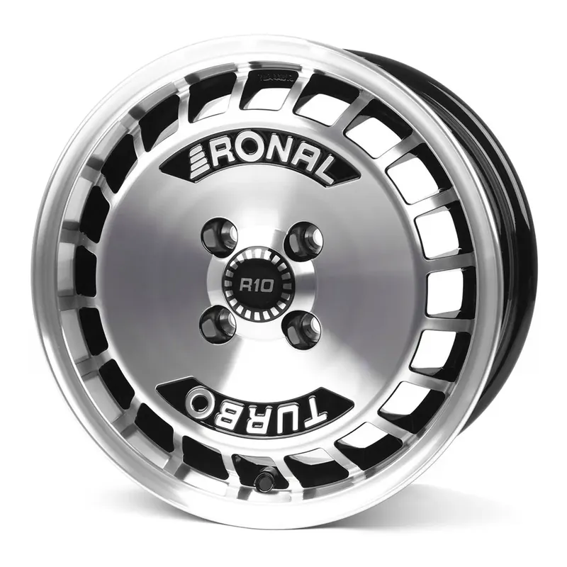 Neue Ware RONAL RONAL R10 TURBO schwarz-frontkopiert 7.0Jx15 4x100 ET37