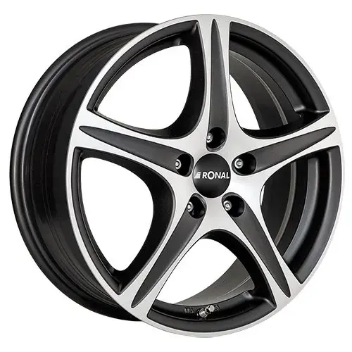 Schnäppchen RONAL RONAL R56 mattschwarz-frontkopiert 7.5Jx19 5x108 ET45