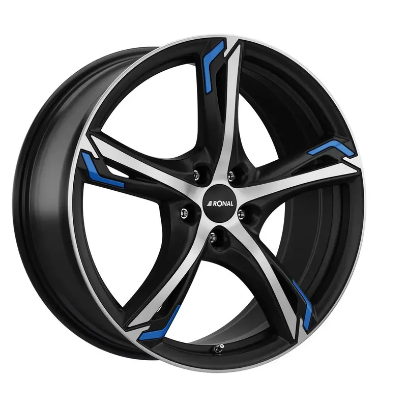 Top-Angebot RONAL RONAL R62 BLUE jetblack-matt-frontkopiert 7.5Jx18 5x114.3 ET45