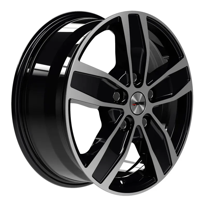 Echt AUTEC TYP Q - QUANTRO 5L schwarz poliert 6.0Jx15 5x130 ET60