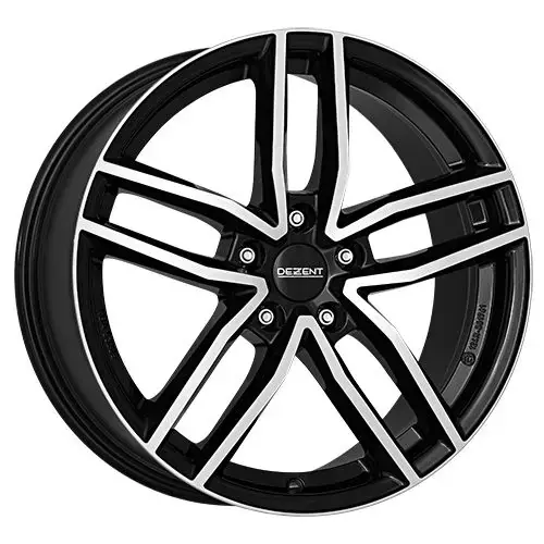 Bestseller DEZENT DEZENT TR DARK black/polished front 8.0Jx18 5x112 ET48