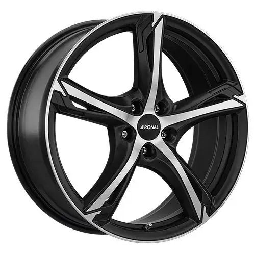 Finale Aktion RONAL RONAL R62 jetblack-matt-frontkopiert 7.5Jx17 5x112 ET52