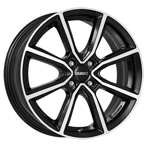 DEZENT DEZENT TN DARK black polished 6.5Jx17 4x100 ET50 Expressversand