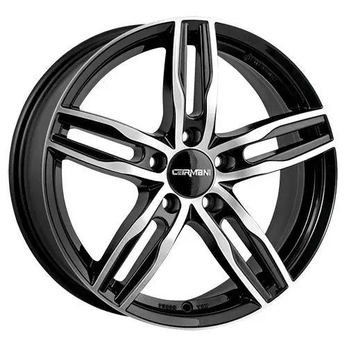 Nur Heute CARMANI CA 14 PAUL schwarz poliert 7.5Jx17 5x114.3 ET45