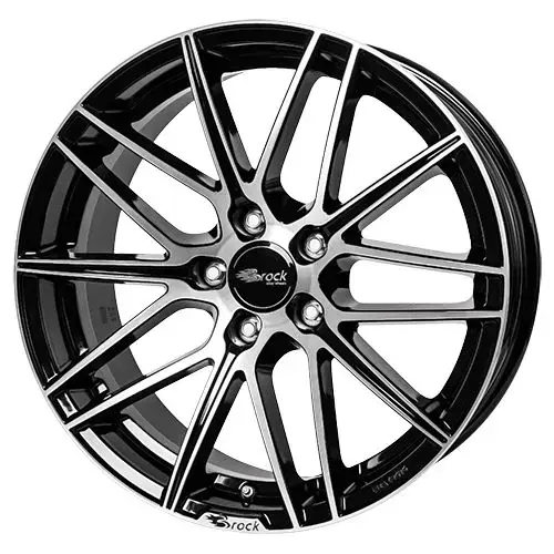 Bestseller BROCK B34 schwarz glanz voll-poliert (sgvp) 8.0Jx18 5x100 ET38
