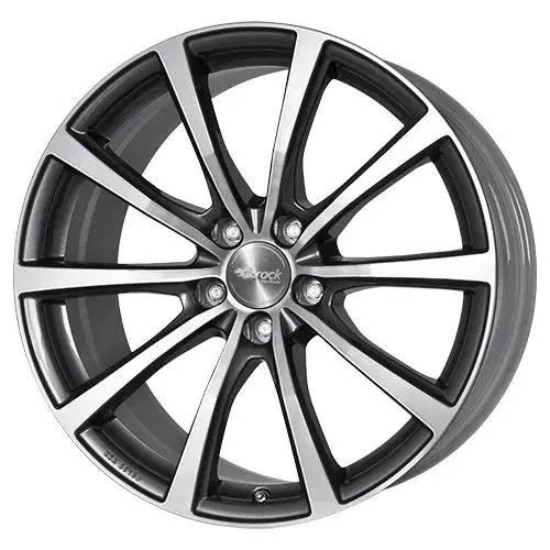 BROCK B32 himalaya grey vollpoliert 8.5Jx19 5x120 ET50 Echt