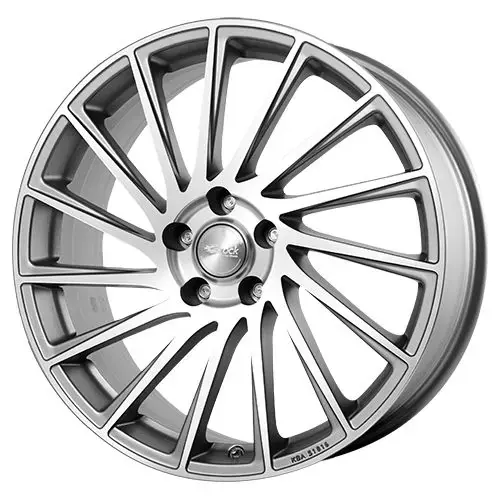 BROCK B39 ferric grau vollpoliert 7.0Jx17 5x100 ET46 Preis Gesenkt