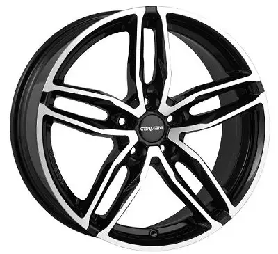 Versand Am Gleichen Tag CARMANI 13 TWINMAX schwarz poliert 8.5Jx19 5x112 ET45