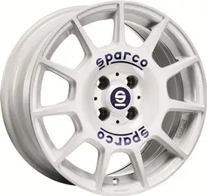 SPARCO SPARCO TERRA white + blue lettering 7.0Jx16 4x100 ET37 Begrenztes Angebot