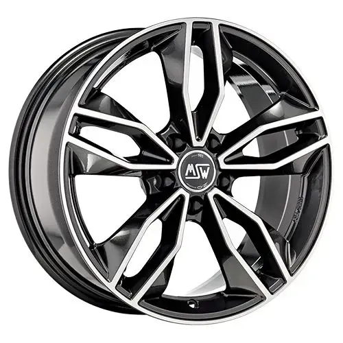 MSW (OZ) MSW 71 gloss dark grey full polished 7.5Jx17 5x100 ET35 Sonderangebot