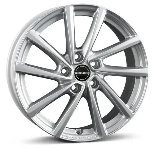Sale BORBET DESIGN V kristallsilber 7.0Jx17 5x112 ET49