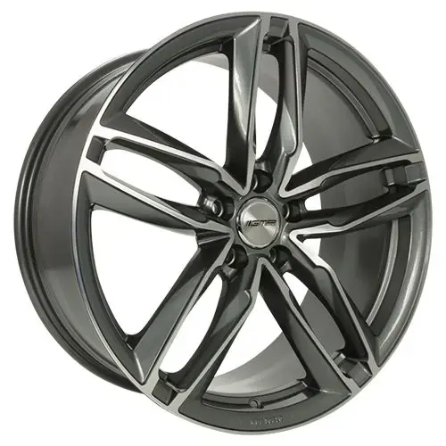 GMP ATOM anthrazit diamantgeschliffen 7.5Jx17 5x112 ET35 Versand Am Gleichen Tag