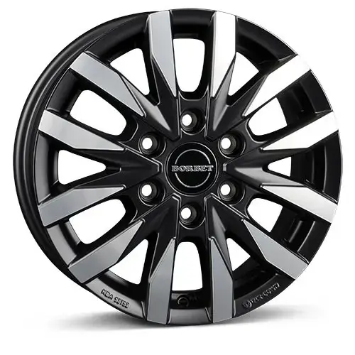 Neue Ware BORBET DESIGN CW6 black polished matt 7.5Jx18 6x130 ET47