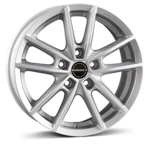 Kracherpreis BORBET DESIGN W kristallsilber 8.0Jx18 5x108 ET40