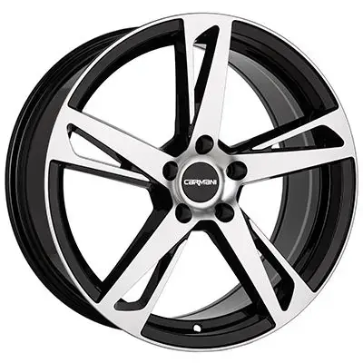 Beliebt CARMANI CA 16 ANTON black polish 7.5Jx17 5x114.3 ET38