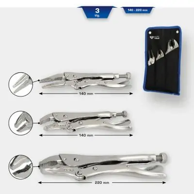 KS TOOLS Feststellzangen-Satz (BT065003) KFZ-7049327 Neue Kollektion
