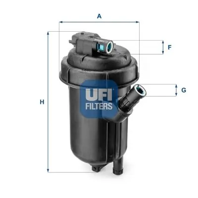 UFI Kraftstofffilter (55.125.00) KFZ-6953523 Sonderaktion