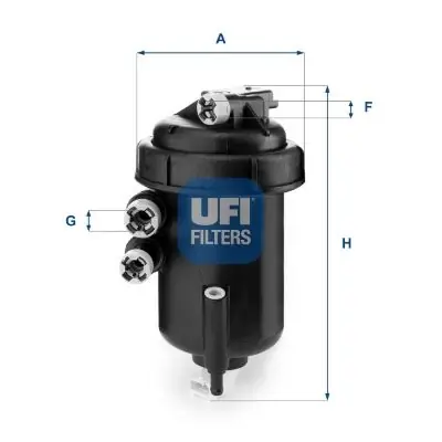 UFI Kraftstofffilter (55.127.00) KFZ-6953524 Direktkauf