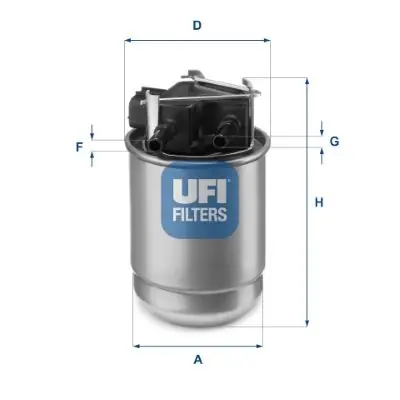 Ausverkauf UFI Kraftstofffilter (55.517.00) KFZ-6953555