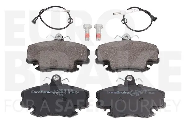 Expressversand EUROBRAKE Bremsbelagsatz, Scheibenbremse (5502229957) KFZ-6954190