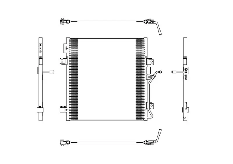 Heißes Angebot NRF Kondensator, Klimaanlage (350188) KFZ-6904855