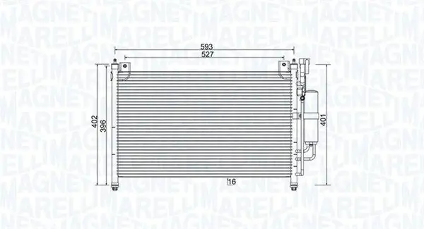 Bestpreis MAGNETI MARELLI Kondensator, Klimaanlage (350203989000) KFZ-6904869
