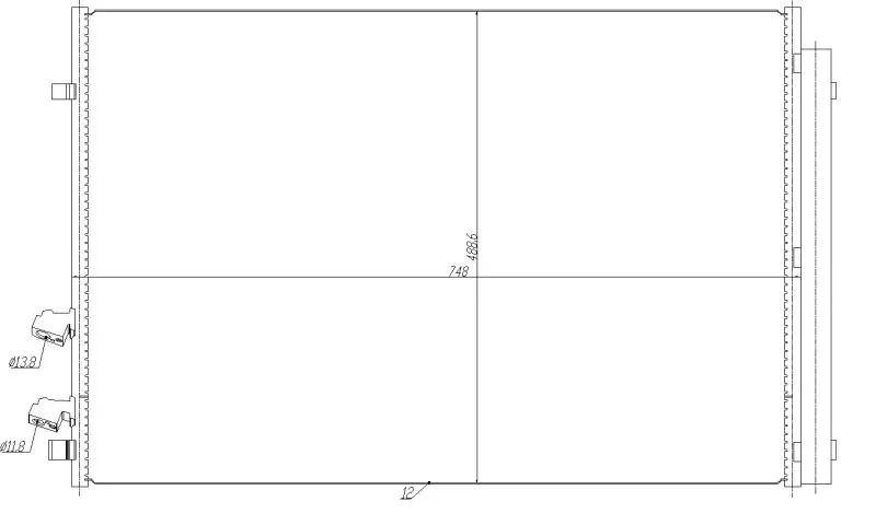 Highlight NRF Kondensator, Klimaanlage (350477) KFZ-6905100
