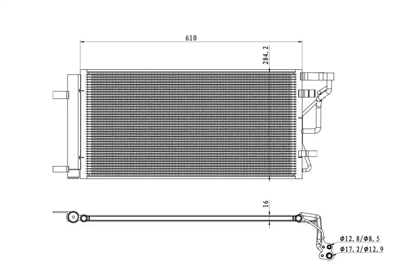 Jetzt Kaufen NRF Kondensator, Klimaanlage (350491) KFZ-6905105