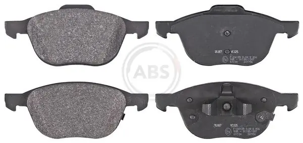 A.B.S. Bremsbelagsatz, Scheibenbremse (35087) KFZ-6905163 Top-Angebot