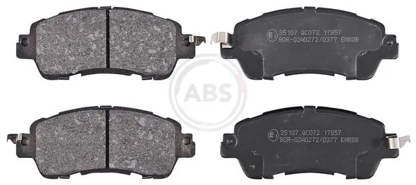 Neu A.B.S. Bremsbelagsatz, Scheibenbremse (35107) KFZ-6905177