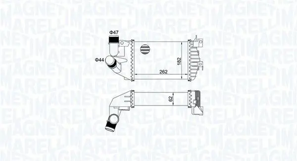 MAGNETI MARELLI Ladeluftkühler (351319205080) KFZ-6905216 Garantierte Lieferung
