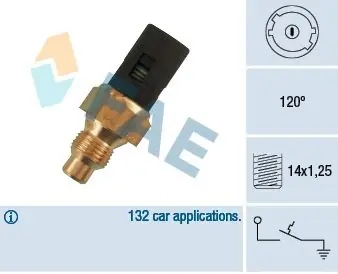 FAE Temperaturschalter, Kühlmittelwarnlampe (35250) KFZ-6905922 Knallerangebot