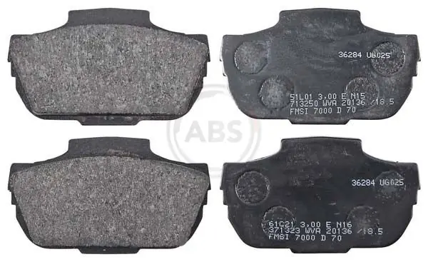 Begrenztes Angebot A.B.S. Bremsbelagsatz, Scheibenbremse (36284) KFZ-6907121