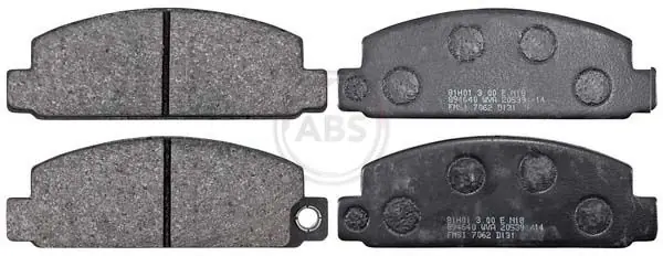 Top-Seller A.B.S. Bremsbelagsatz, Scheibenbremse (36414) KFZ-6907155
