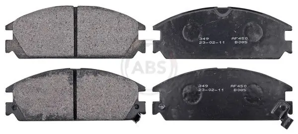 Top-Seller A.B.S. Bremsbelagsatz, Scheibenbremse (36615) KFZ-6907314