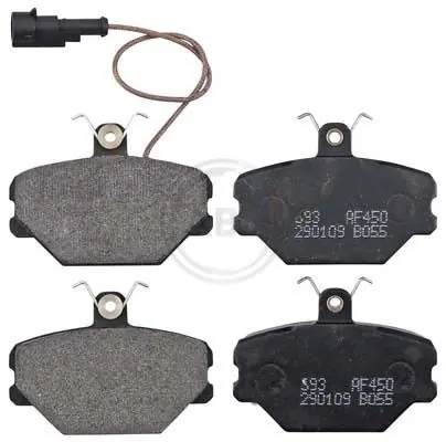 Top-Seller A.B.S. Bremsbelagsatz, Scheibenbremse (36630) KFZ-6907332