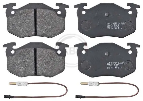Top-Angebot A.B.S. Bremsbelagsatz, Scheibenbremse (36802) KFZ-6907496