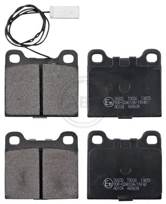 Top-Angebot A.B.S. Bremsbelagsatz, Scheibenbremse (36820) KFZ-6907509