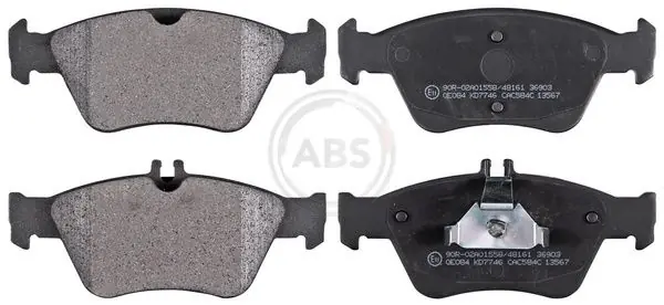 A.B.S. Bremsbelagsatz, Scheibenbremse (36903) KFZ-6907574 Begrenztes Angebot