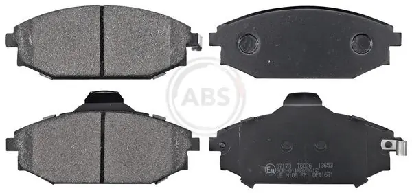 A.B.S. Bremsbelagsatz, Scheibenbremse (37173) KFZ-6907911 Top-Angebot