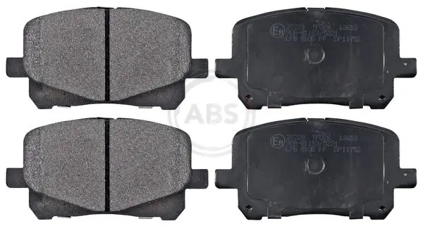 Beliebt A.B.S. Bremsbelagsatz, Scheibenbremse (37229) KFZ-6907960